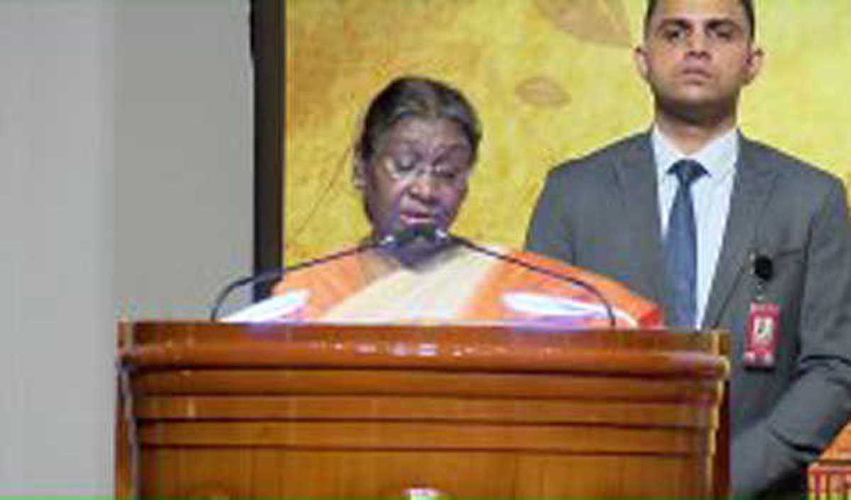 भारतीय चेतना का मूल स्वर रही है धर्म-धम्म की अवधारणा : मुर्मू